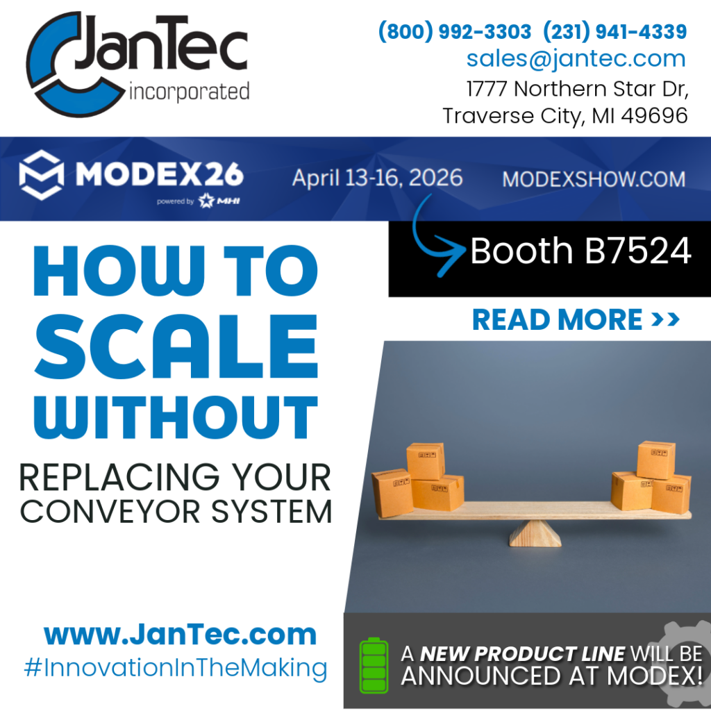 JanTec Inc. Blog Image for How to Scale Without Replacing Your Conveyor System.